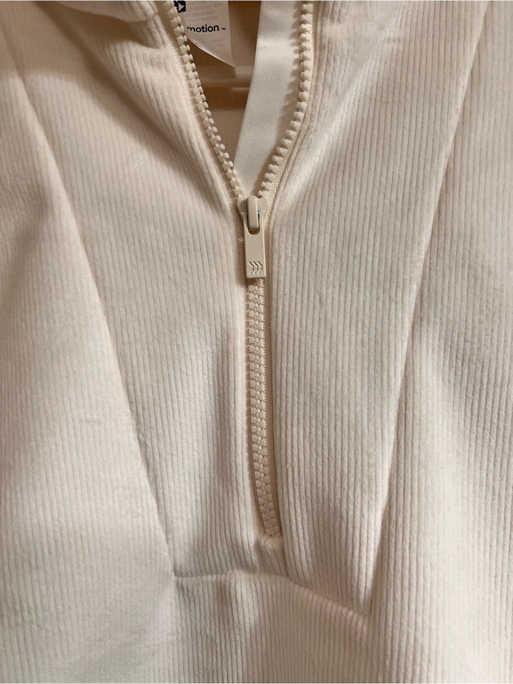 all in motion White Half-Zip Pullover - Picture 2 of 7